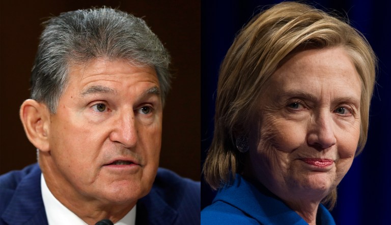 Little more than a year ago, Manchin was welcoming Clinton to the Mountain State with open arms. (AP)