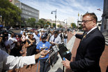 Star-Ledger: Lonegan press conference about Cory Booker lawsuit turns to shouting match