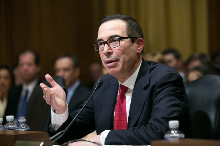 Treasury Secretary Steven Mnuchin told a Senate panel that, if he were king for a day, he would repeal all of the 2010 Dodd-Frank financial reform law. (Graeme Jennings/Washington Examiner)