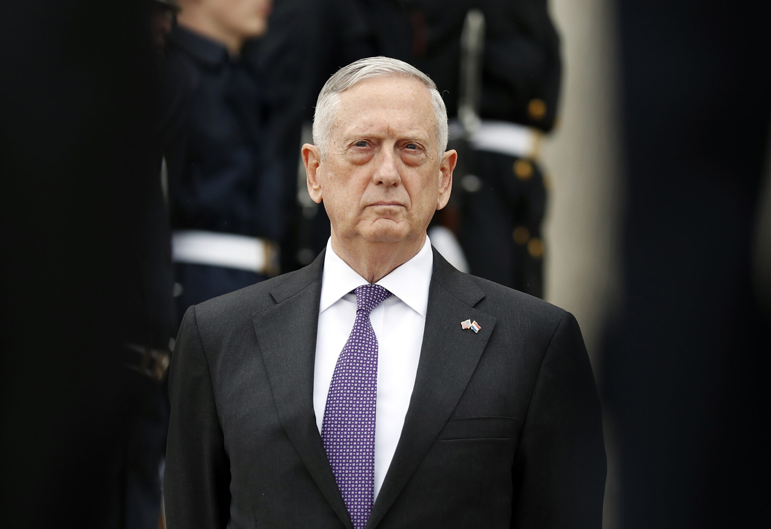 Jim Mattis tells service members they are ‘a great example for our country right now’