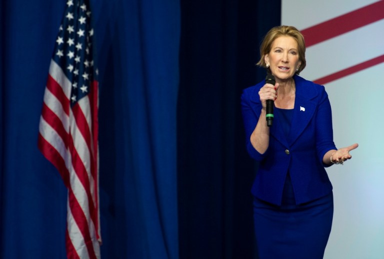Carly Fiorina is currently touring the country helping down-ballot Republicans. This has also fueled speculation that she is looking to curry favor with the Republican National Committee in order to become its next chairwoman. (AP Photo)