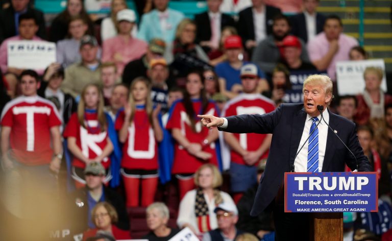 Trump joins Cruz in tying heroin crisis to border security. (AP Photo/John Bazemore)