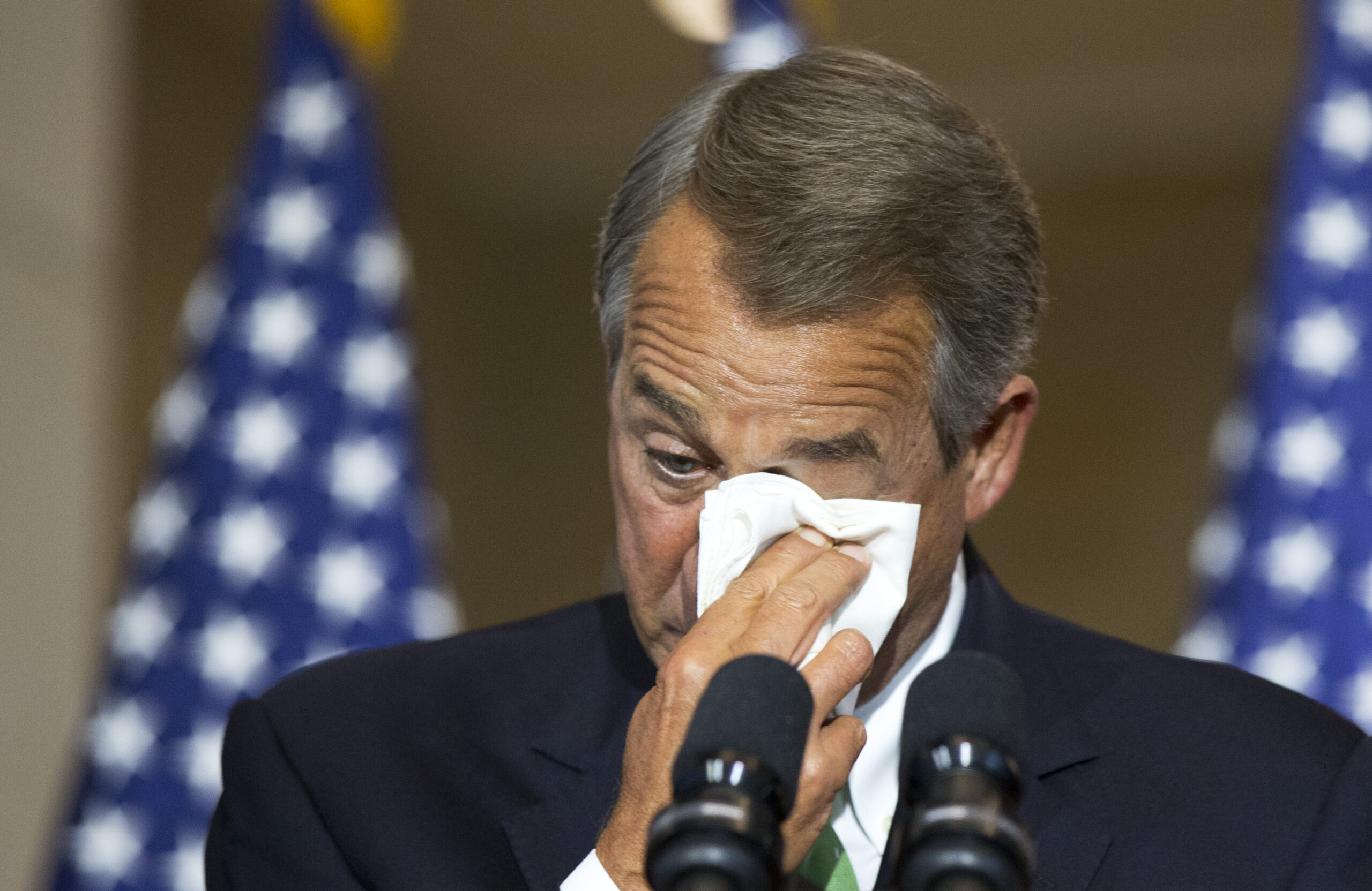 Right won’t cry, but Boehner saved them from themselves