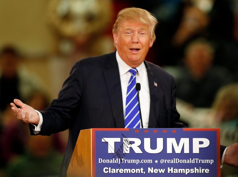 Republican presidential candidate Donald Trump said, 