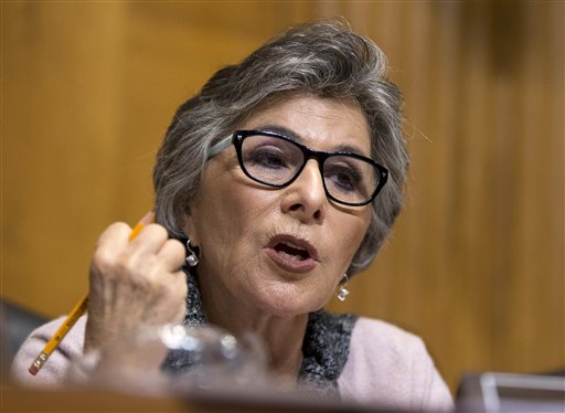 "It is time to stop the witch hunt against Planned Parenthood, stop the demonizing rhetoric and disband this committee immediately," wrote Boxer. (AP Photo/Manuel Balce Ceneta)