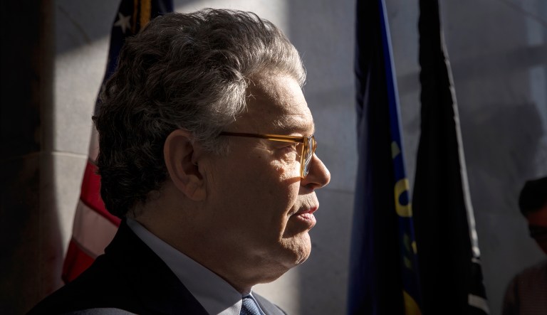 Franken is accused of groping women and kissing them inappropriately. (AP Photo/J. Scott Applewhite)