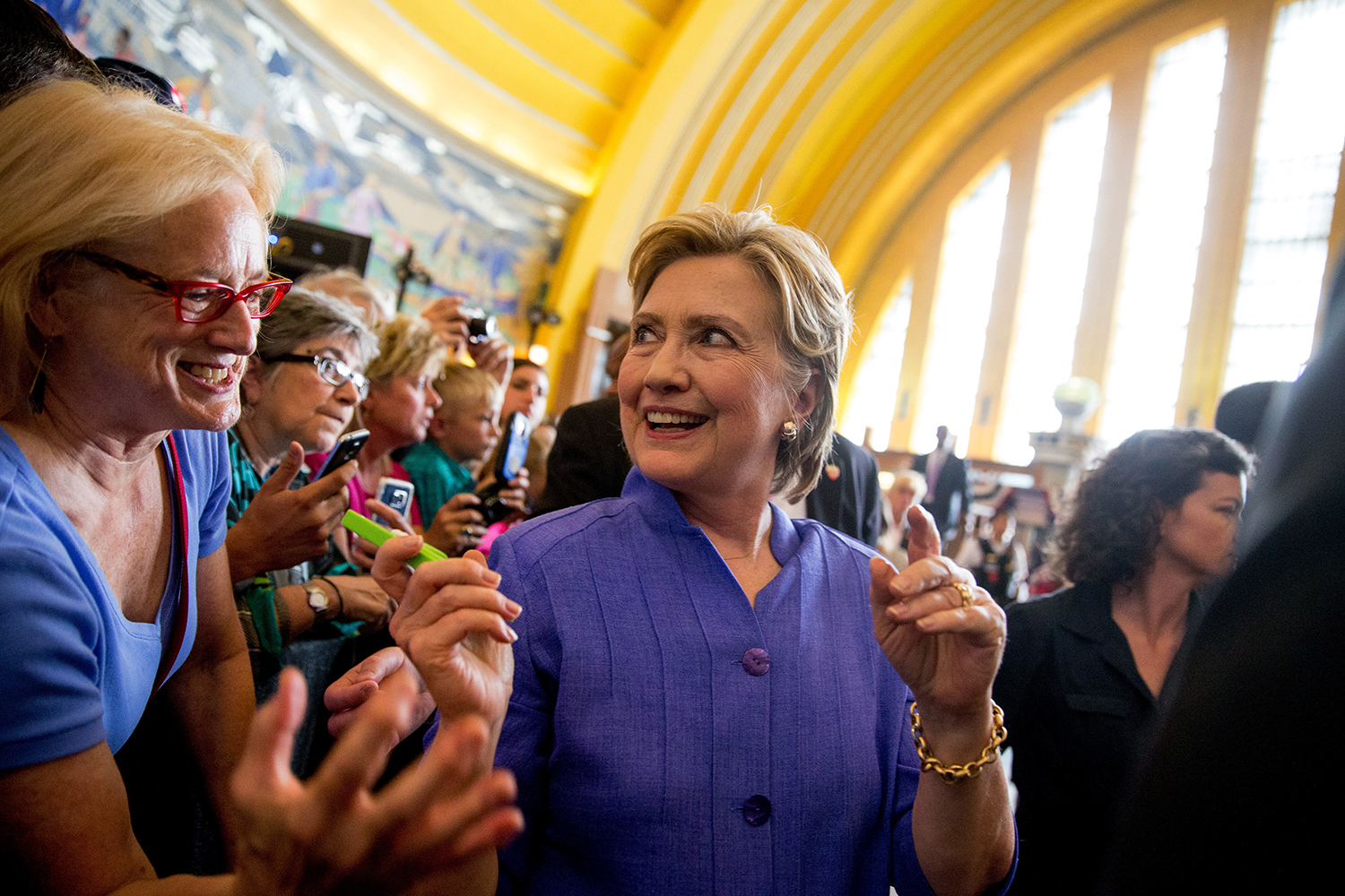 Clinton begins July with over $44 million on hand