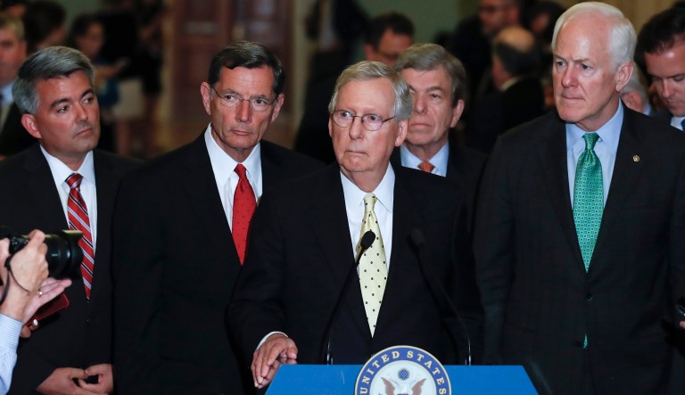 The bill will replicate a 2015 measure Senate Republicans passed which would have repealed much of Obamacare after a two-year delay. (AP Photo/Carolyn Kaster)