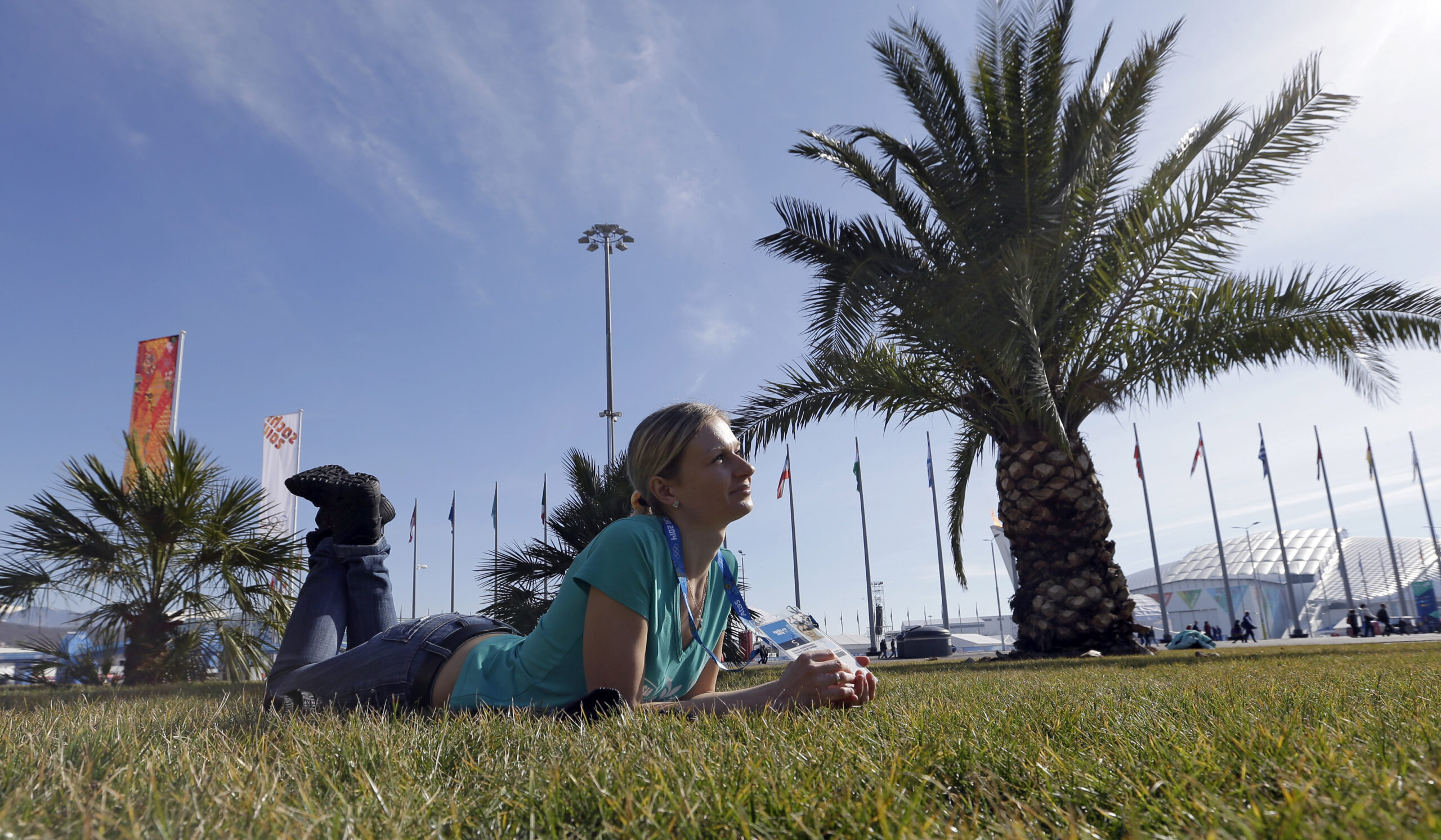 Life’s a beach at the Winter Olympics