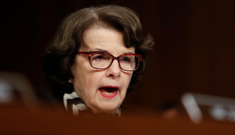 Sen. Dianne Feinstein isn't objecting to a fanatic who would replace the law with personal dictates. Feinstein thinks there's a limit to how sincere a Christian's beliefs are allowed to get before one is disqualified for public office. (AP Photo/Carolyn Kaster)
