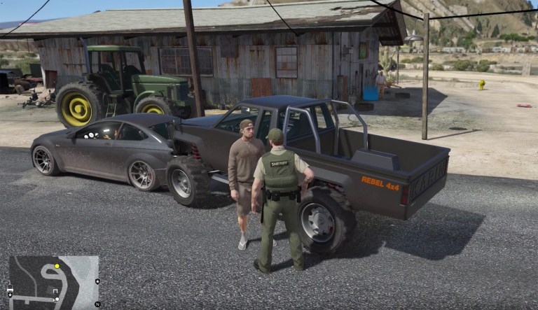 Previous versions of the Grand Theft Auto video game series had a police mode, where one could play as a law enforcement officer instead of being a criminal. But while modders have been able to add this to the PC version of 
