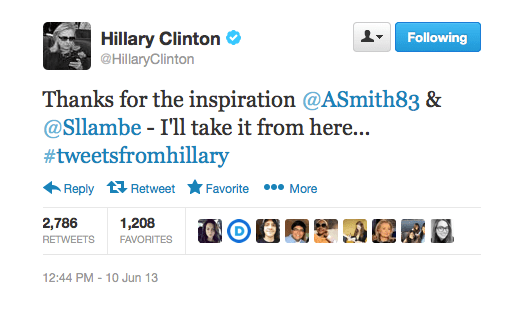 Hillary Clinton team revives year-old Tumblr meme to launch Twitter account