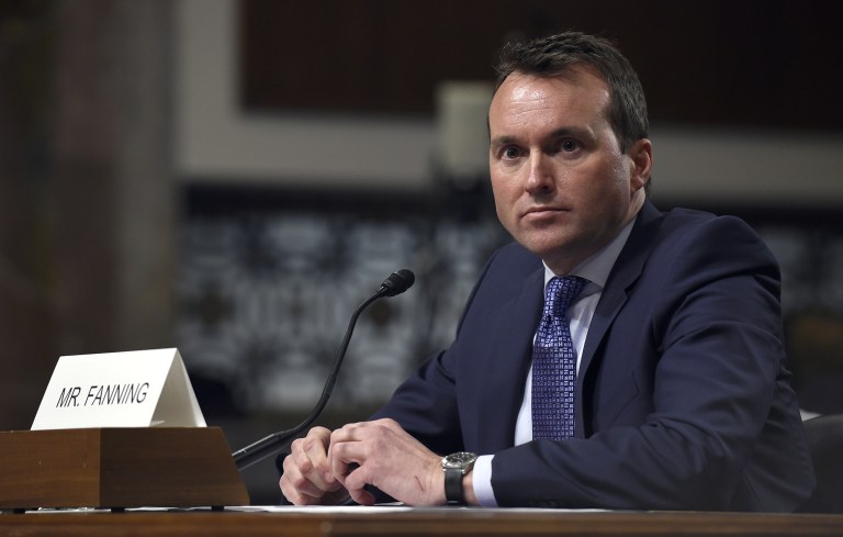 The Senate, after an eight-month delay, confirmed Eric Fanning as Army secretary Tuesday, making him the highest-ranking openly gay official in Pentagon history. (AP Photo/Susan Walsh)