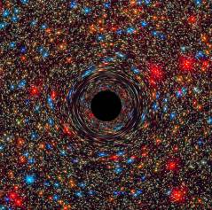 Scientists find one of the largest black holes using new technique