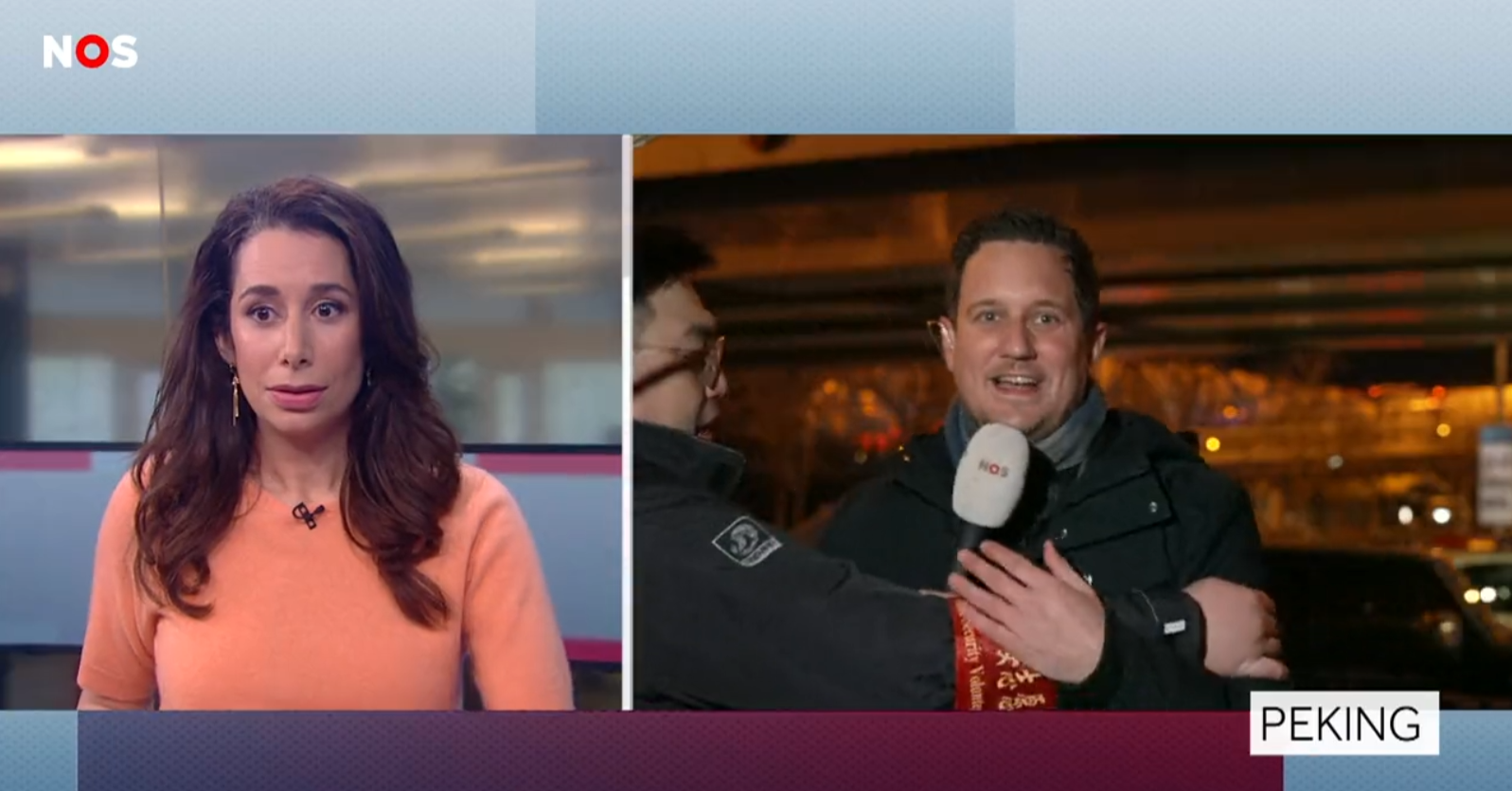 WATCH Dutch journalist dragged away by Chinese officials during