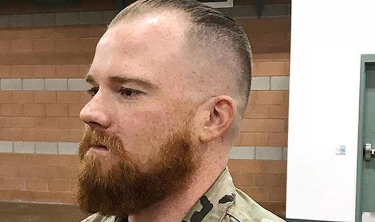 Sgt. 1st Class Benjamin Hopper of the Nevada Army Guard's 3665th Ordnance Company is the first Nevada Army Guard Soldier to receive a religious accommodation for a beard. Hopper received his religious accommodation based on his Norse Pagan beliefs. 