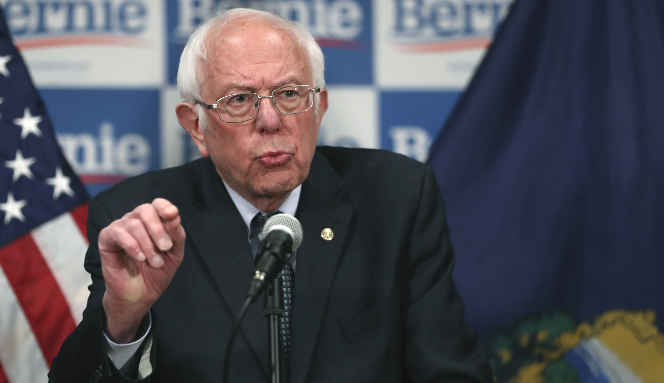 Bernie Sanders blames Trump for coronavirus deaths while Biden hedges