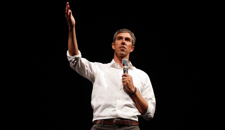Democratic presidential candidate former Texas Rep. Beto OâRourke speaks during a Town Hall event at Tufts University Thursday, Sept. 5, 2019, in Medford, Mass. 