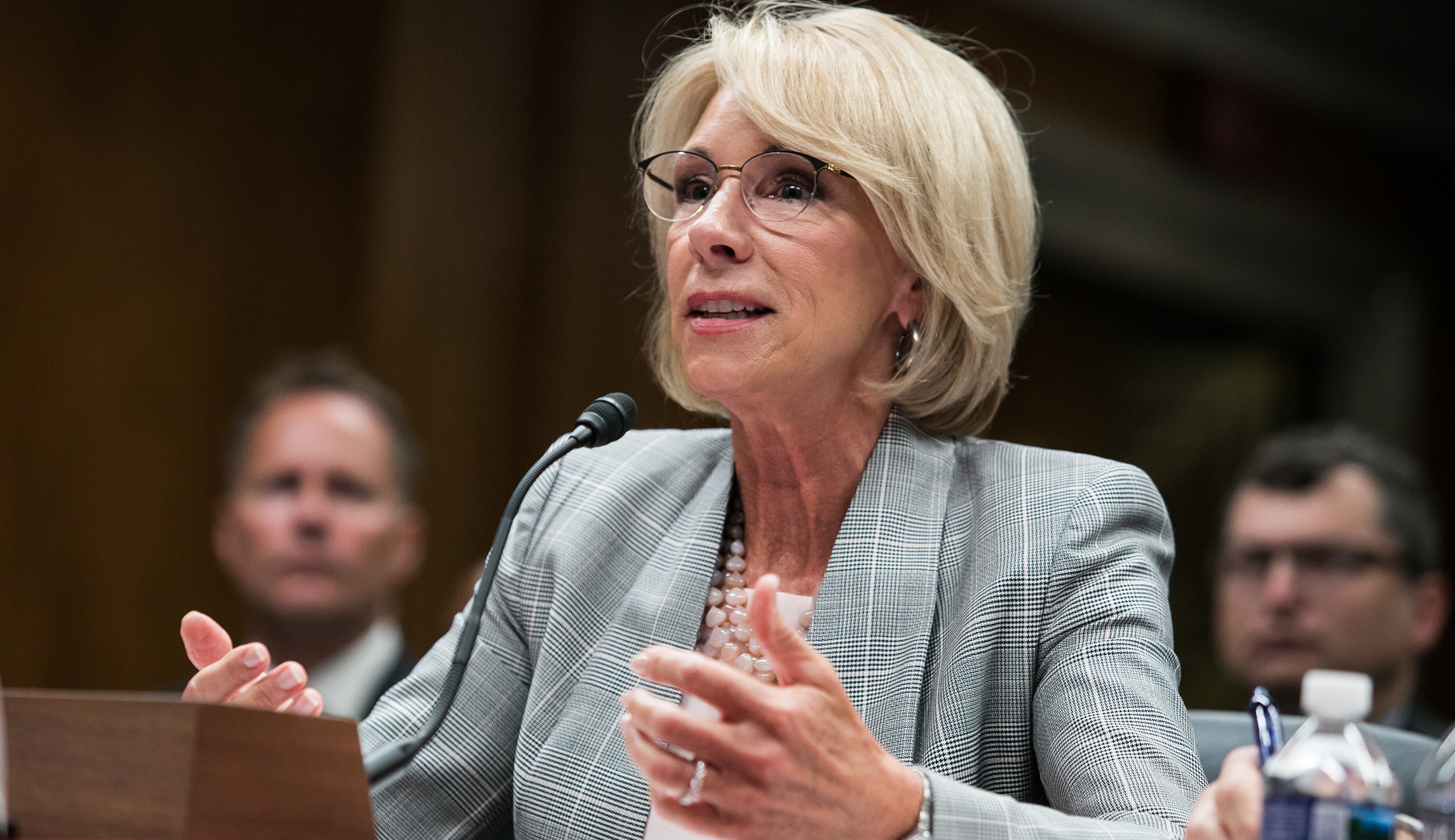 ‘Kids have got to continue learning’: Betsy DeVos teases defunding public schools that do not reopen this fall