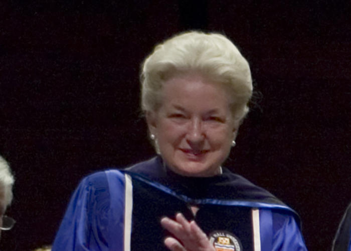 A letter sent to Third Circuit Judge Maryanne Trump Barry contained threats to harm her if her brother, Donald Trump, remains in the race for the White House. (AP Photo/Tim Larsen)