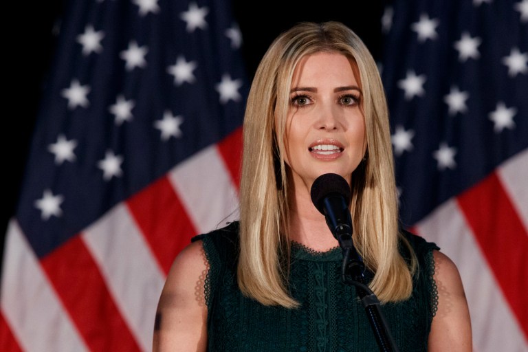 Since calling out Ivanka Trump, Solidcore's founder has been heralded as a hero. (AP Photo/Evan Vucci)