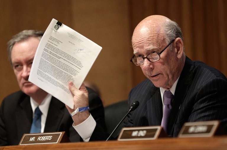 Sen. Pat Roberts in May of 2013. (Getty images/Win McNamee)
