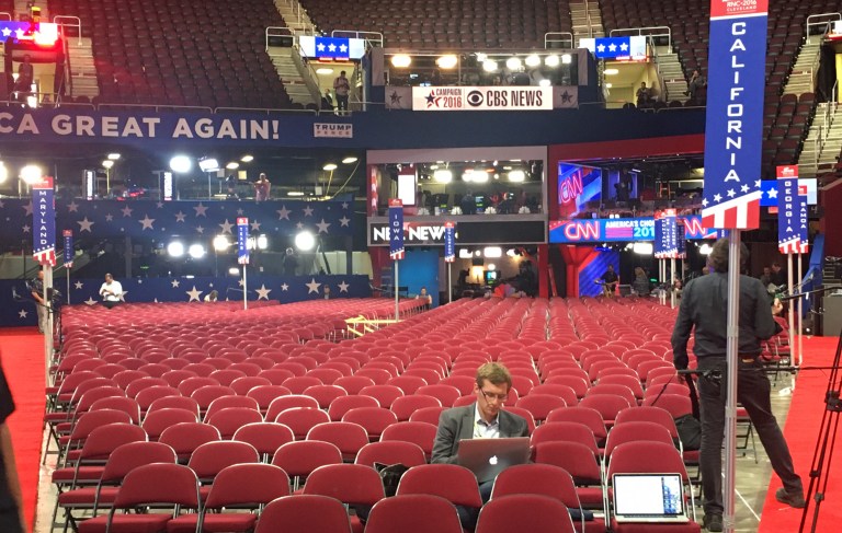 National convention seating arrangements are the prerogative of the presumptive nominee. (Phil Klein/Washington Examiner)