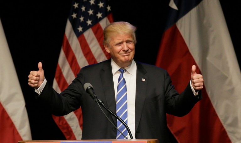 It's hard to see how anyone else can say they defined the year and commanded as much attention and importance quite like Trump. (AP Photo/LM Otero)