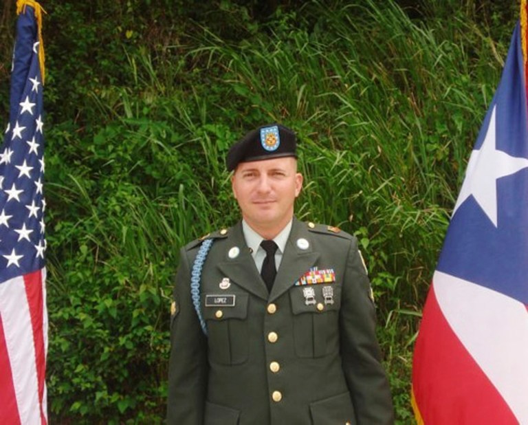 This undated photo provided by Glidden Lopez shows Army Spc. Ivan Lopez. Authorities said Lopez killed three people and wounded 16 others in a shooting at Fort Hood, Texas, on Wednesday, April 2, 2014, before killing himself. (AP Photo/Courtesy of Glidden Lopez)