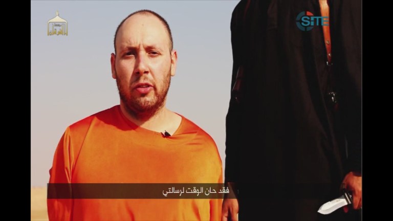 The White House is disputing claims by the family of slain American hostage Steven Sotloff that moderate Syrian rebels sold their son to the Islamic State of Iraq and Syria for tens of thousands of dollars. (AP Photo)