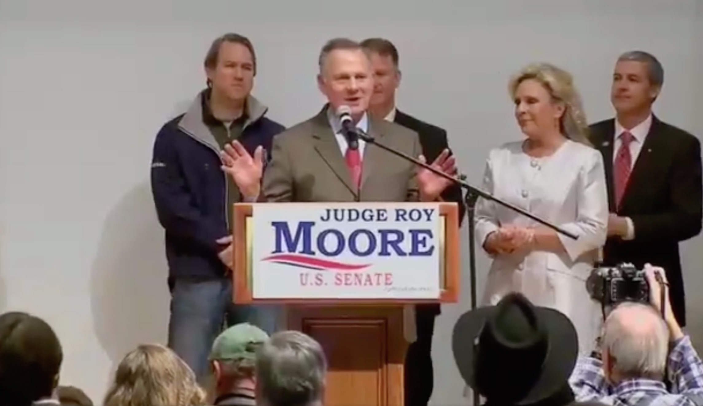 Roy Moore won’t concede Alabama contest, floats possible recount
