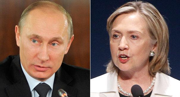 Hillary rebukes Russia for violating human rights