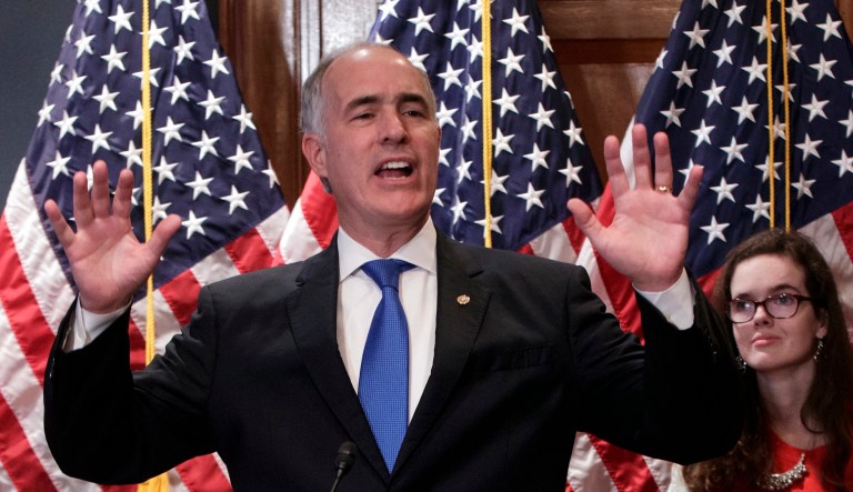 Sen. Bob Casey, D-Pa., has said he'd prefer the results of the ongoing Russia investigation not be released in close proximity to the 2018 midterms, to avoid impact on the election. (AP Photo/J. Scott Applewhite)