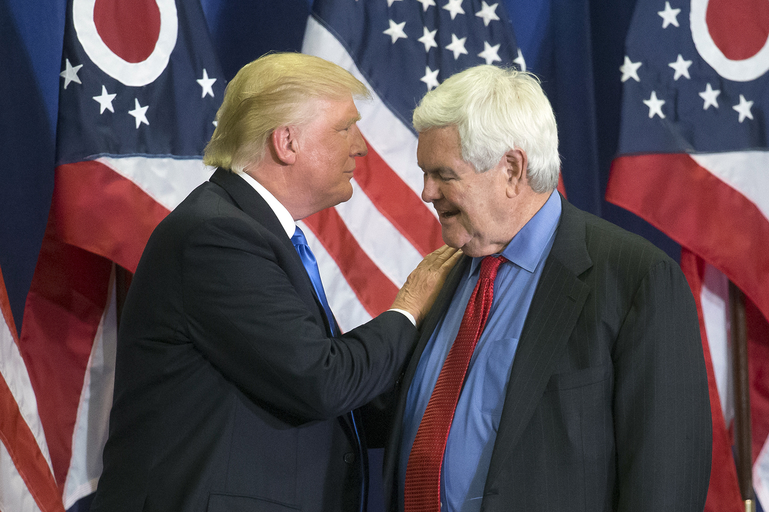 Trump & Co. meet with Gingrich after breakfast with Pence