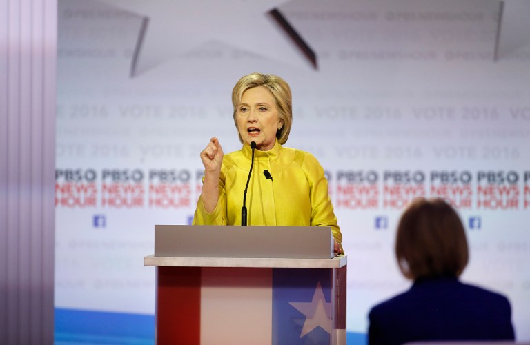 Clinton is reportedly preparing for both a shoot-from-the-hip Trump and a more measured Trump. (AP Photo/Morry Gash)