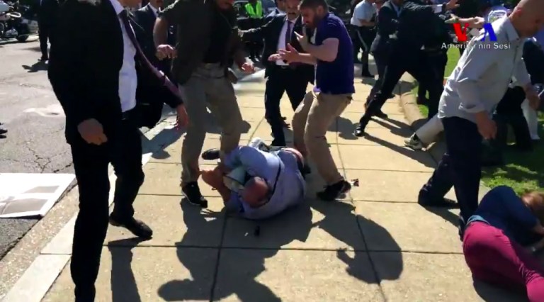 D.C. Police Chief Peter Newsham said 11 people and one police officer were injured. (Twitter)