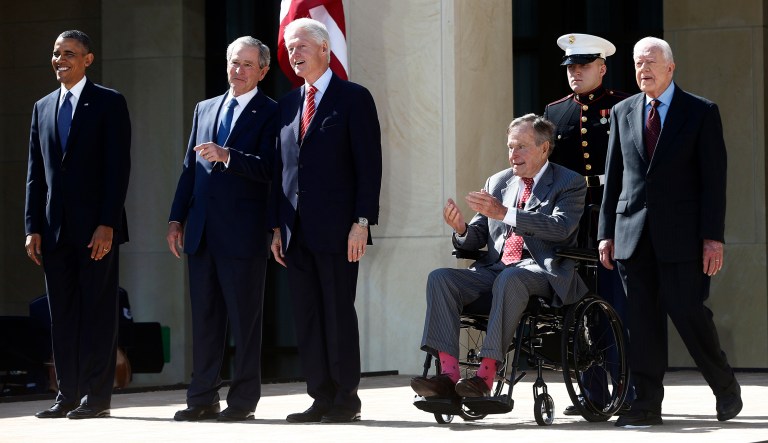 Upon leaving office, former presidents are entitled to an annual pension of $207,800, equal to the salary of a Cabinet secretary. (AP Photo/Charles Dharapak)