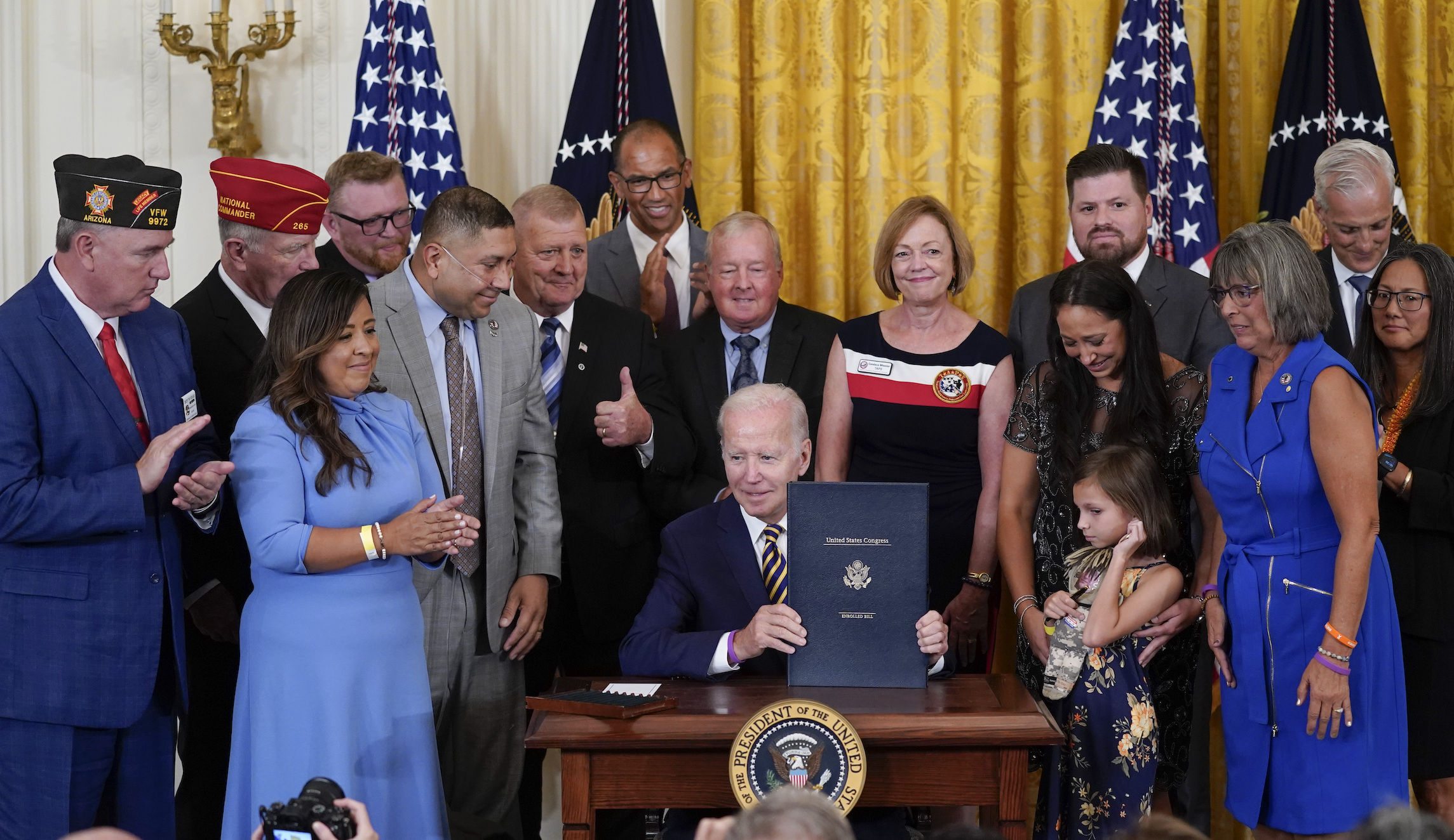 Biden signs healthcare bill for veteran toxic burn pit victims