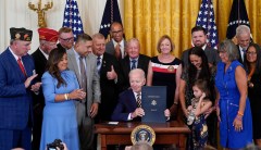 Biden signs healthcare bill for veteran toxic burn pit victims