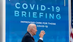 Biden repositioning on pandemic as midterm elections loom