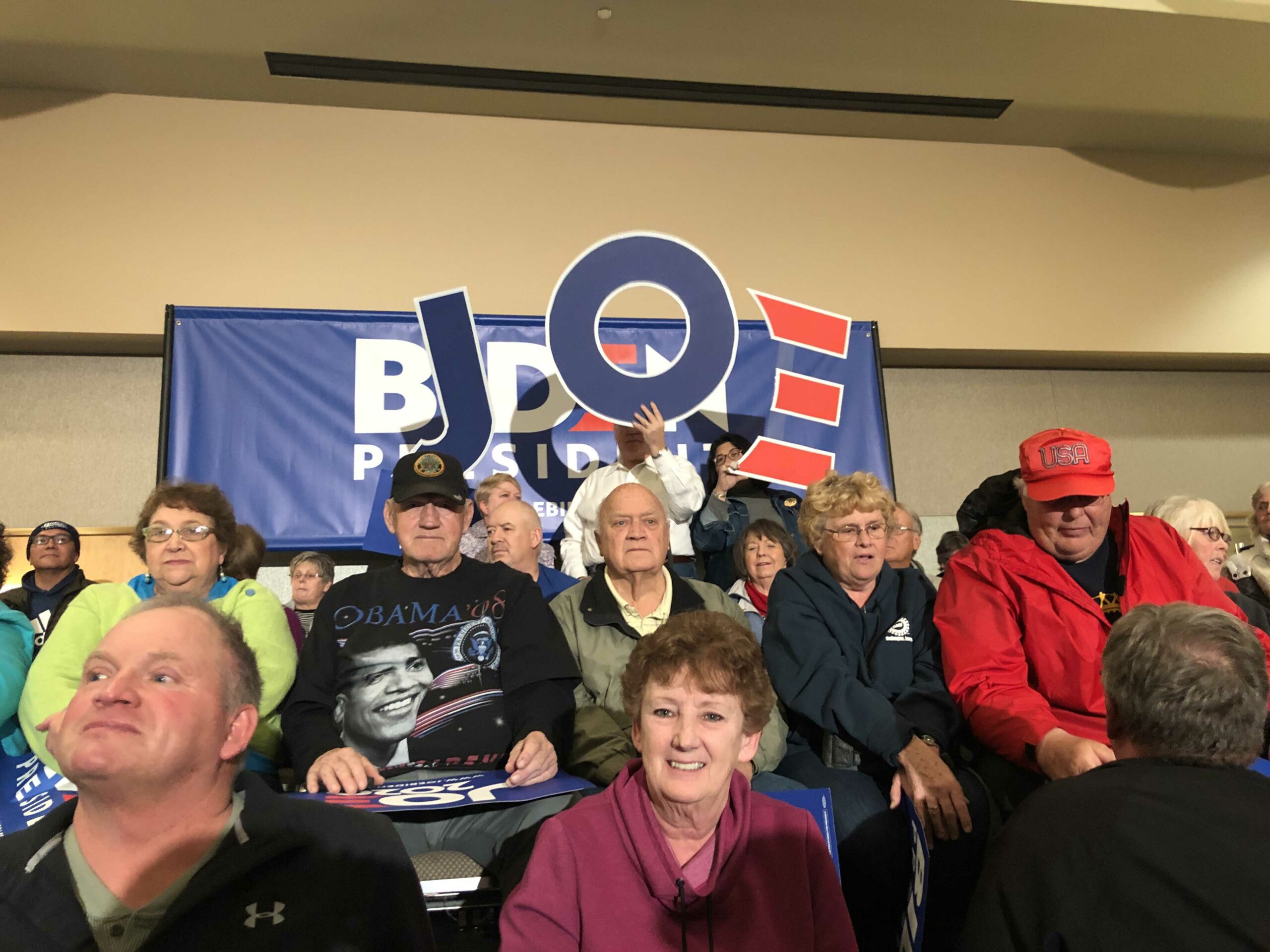 Iowa: Biden gives his aging supporters a message of hope — without too much change