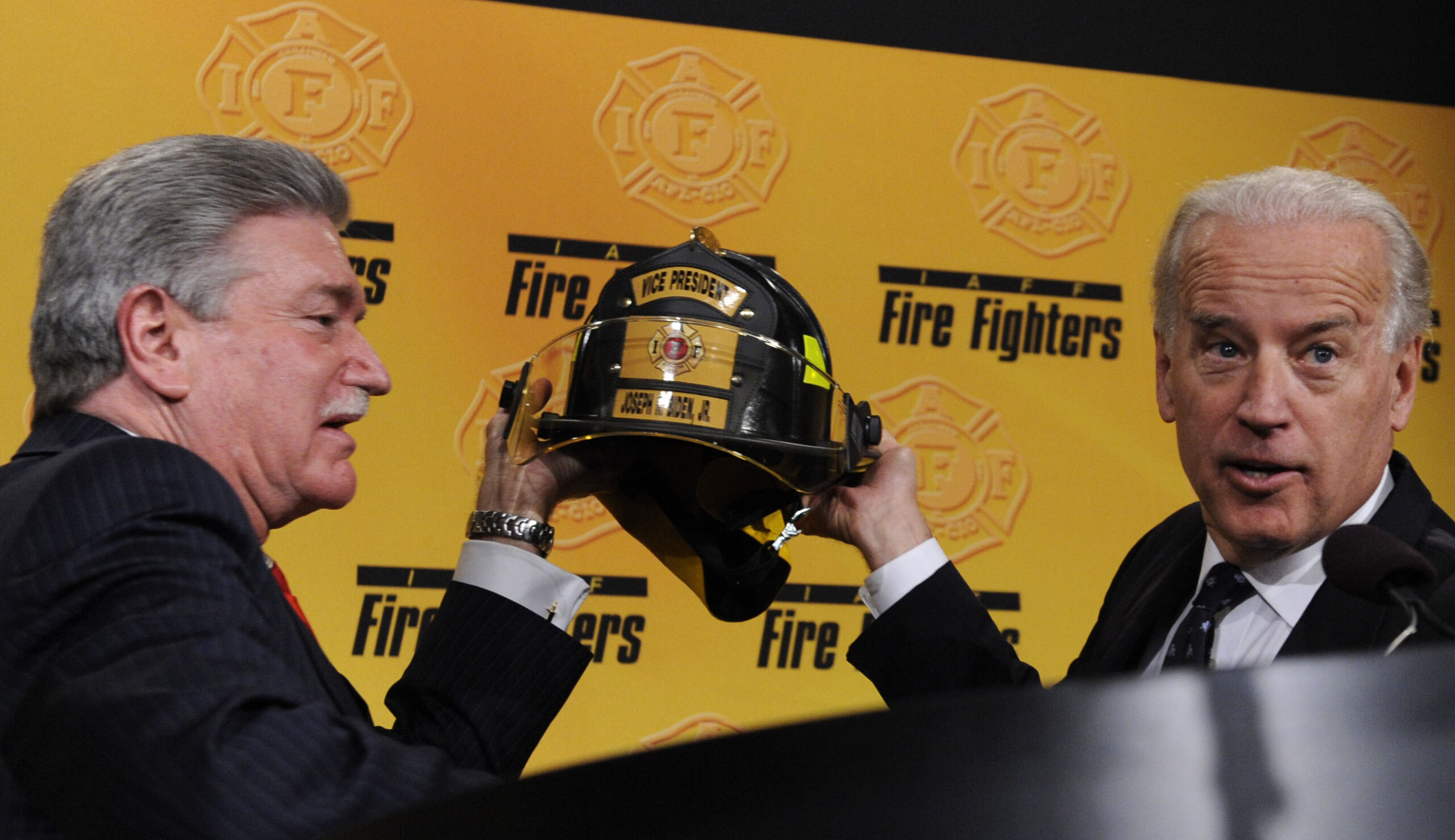 Firefighter union throws its support behind Biden
