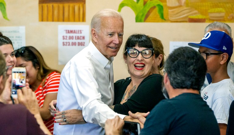 Democratic presidential candidate and former Vice President Joe Biden.