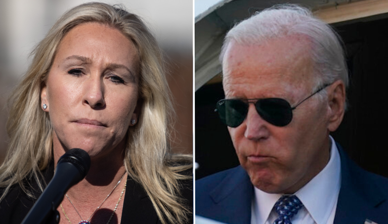 Biden doubles down on campaign ad featuring Marjorie Taylor Greene, jokingly touts her endorsement