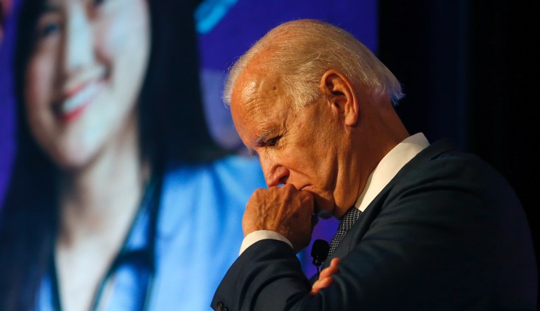 Elizabeth Warren nearly even with Joe Biden in 2020 polling average