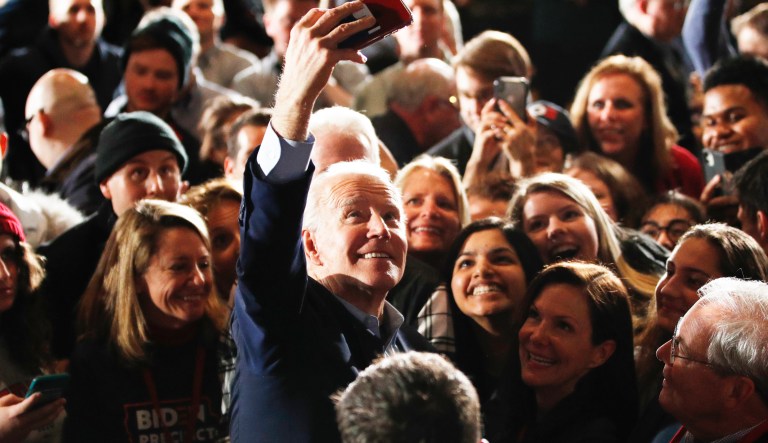 First Biden event after Iowa caucus derailed by rogue protesters