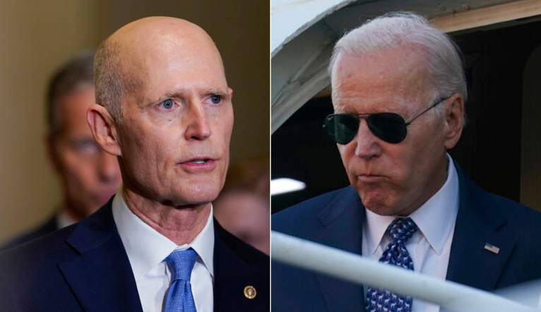Biden trolls Rick Scott over Rescue America plan