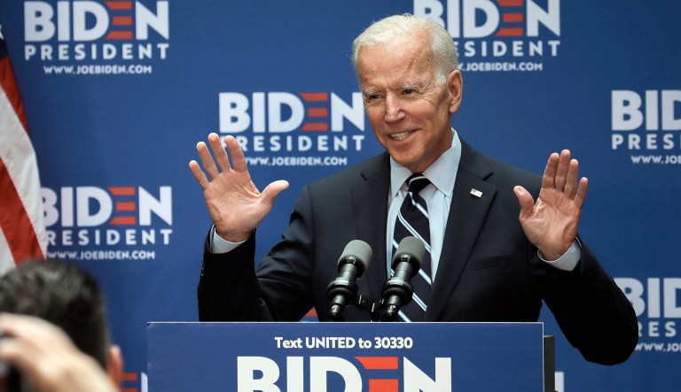 Democratic presidential candidate former Vice President Joe Biden speaks about foreign policy at The Graduate Center at CUNY, Thursday July 11, 2019, in New York.