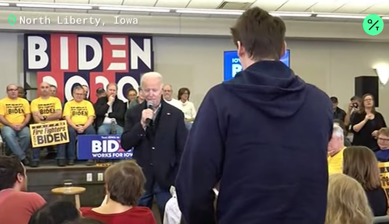 Biden tells voter who asks for marriage advice: ‘I’m beginning to see why your wife left you’