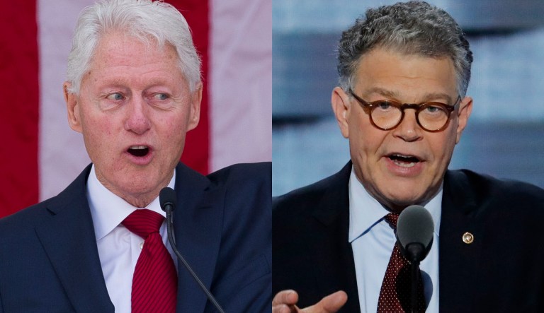 Bill Clinton and Al Franken